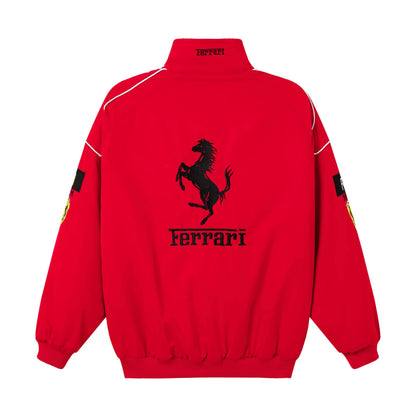 Red Ferrari Vintage Racing Jacket