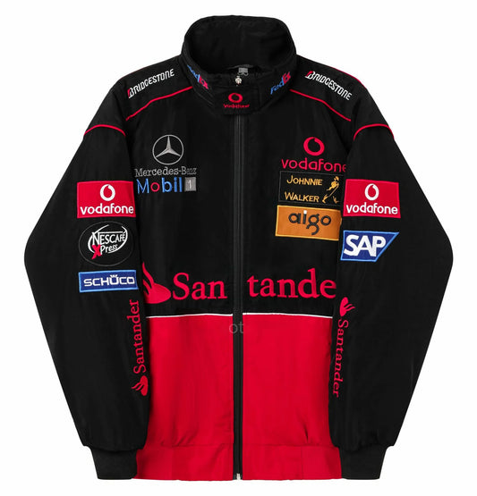 Red Mercedes Vintage Racing Jacket