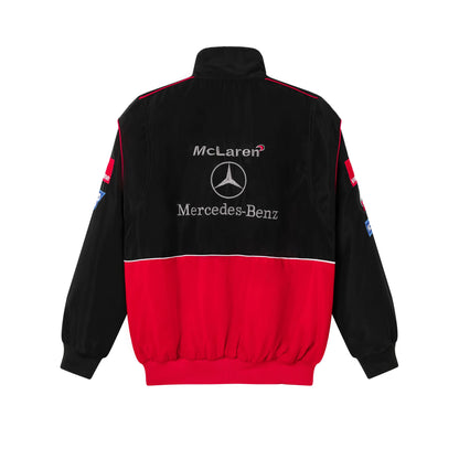 Red Mercedes Vintage Racing Jacket