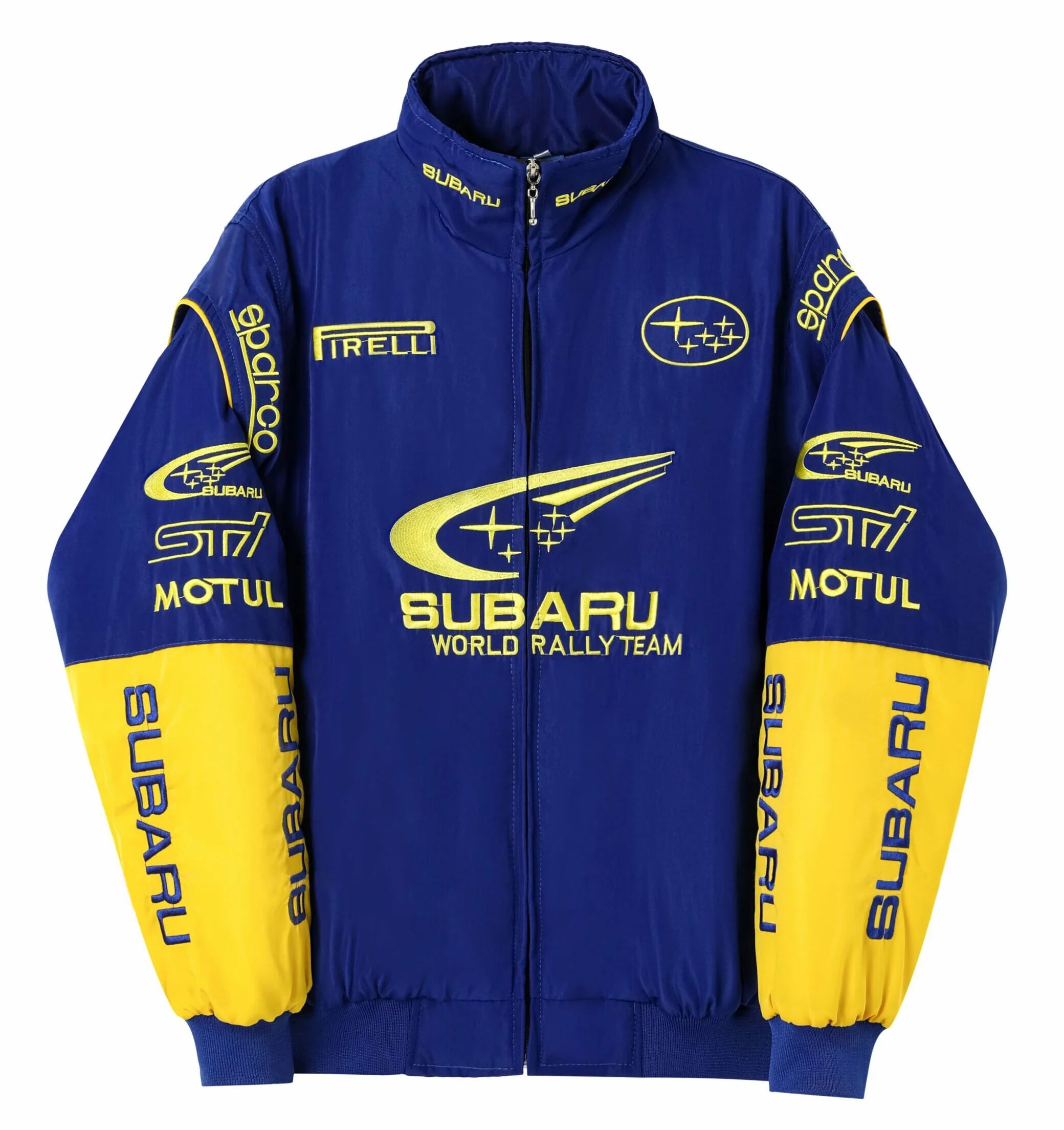 Blue Subaru Vintage Racing Jacket