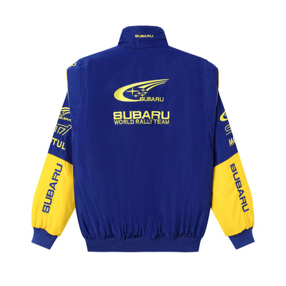 Blue Subaru Vintage Racing Jacket