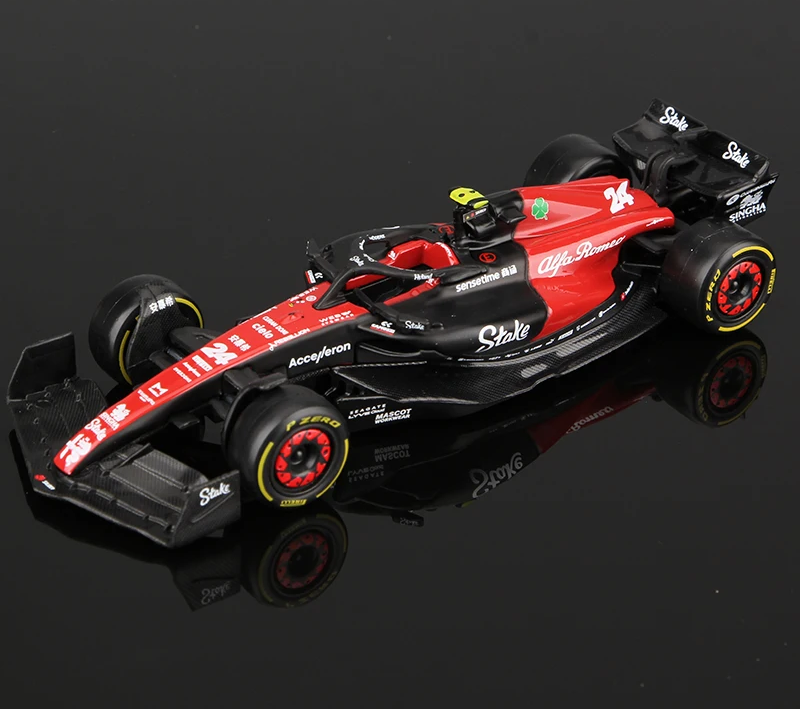 1:43 ZHOU GUANYU 2023 FORMULA 1 ALFA ROMEO MODEL CAR