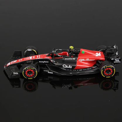 1:43 ZHOU GUANYU 2023 FORMULA 1 ALFA ROMEO MODEL CAR