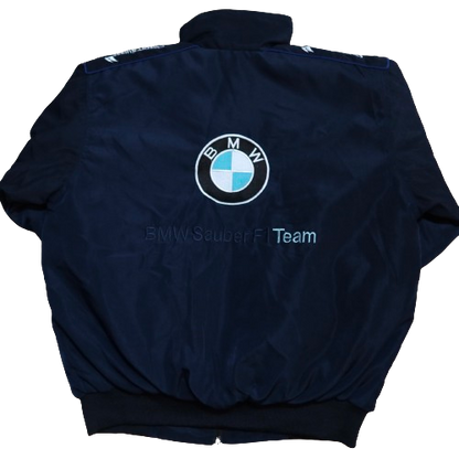 White BMW Vintage Racing Jacket