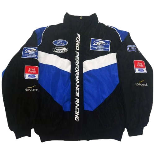 Black Ford Vintage Racing Jacket