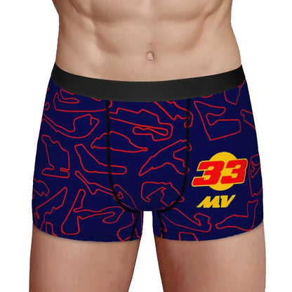 BLUE MAX VERSTAPPEN FORMULA 1 UNDERWEAR