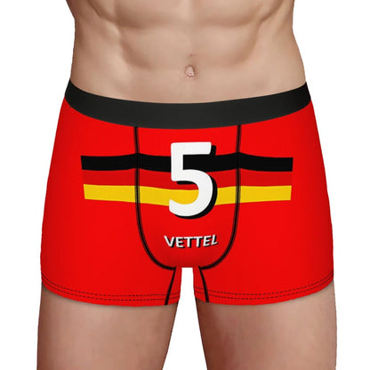 RED SEBASTIAN VETTEL FORMULA 1 UNDERWEAR