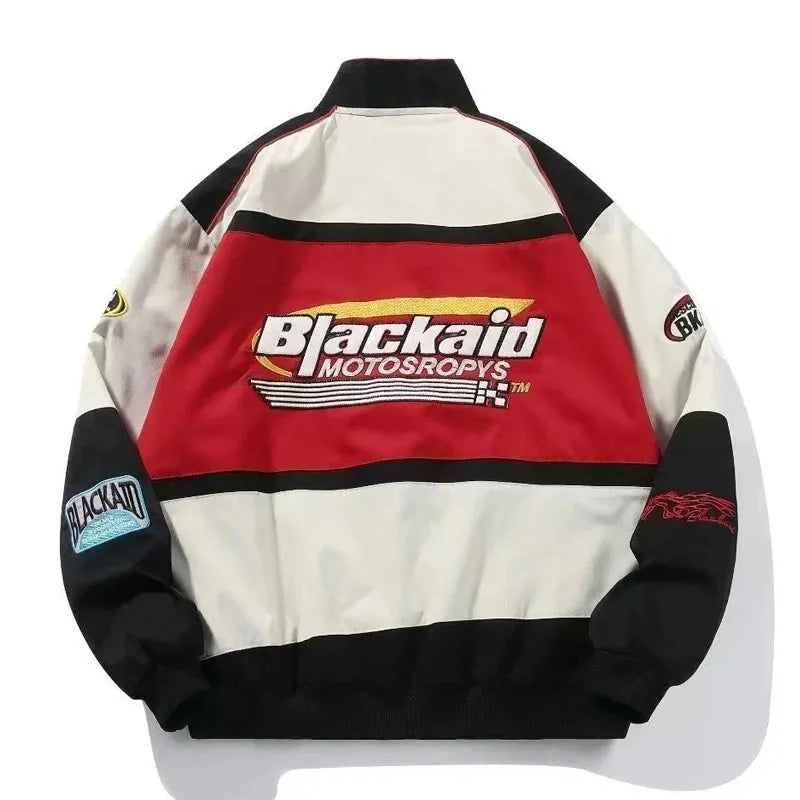 Red Blackaid Vintage Racing Jacket