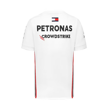 2023 WHITE MERCEDES TEAM FORMULA 1 SHIRT