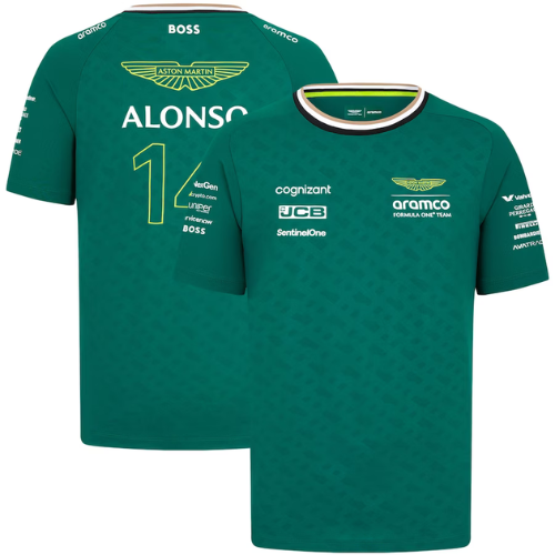 2024 FERNANDO ALONSO ASTON MARTIN FORMULA 1 SHIRT