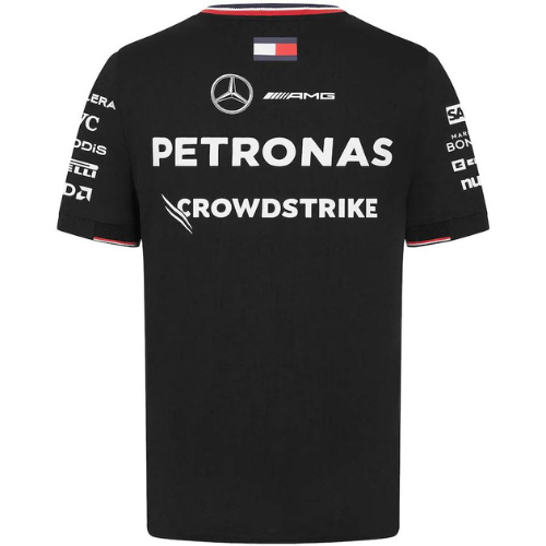 2024 BLACK MERCEDES TEAM FORMULA 1 SHIRT