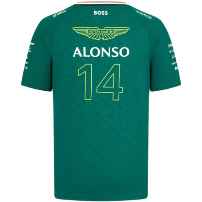 2024 FERNANDO ALONSO ASTON MARTIN FORMULA 1 SHIRT