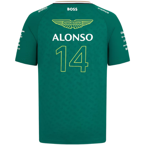 2024 FERNANDO ALONSO ASTON MARTIN FORMULA 1 SHIRT