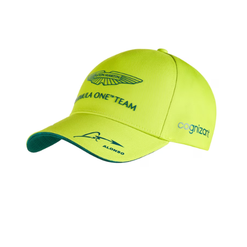 2023 LIME GREEN ALONSO ASTON MARTIN FORMULA 1 HAT