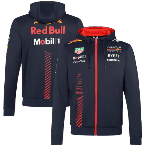 RED BULL TEAM 2023 FULL ZIP FORMULA 1 HOODIE