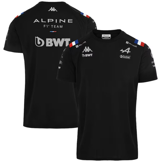 2023 BLACK ALPINE TEAM FORMULA 1 SHIRT